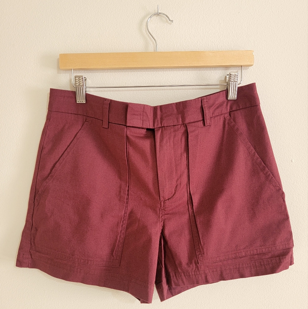 VINCE Burgundy Shorts